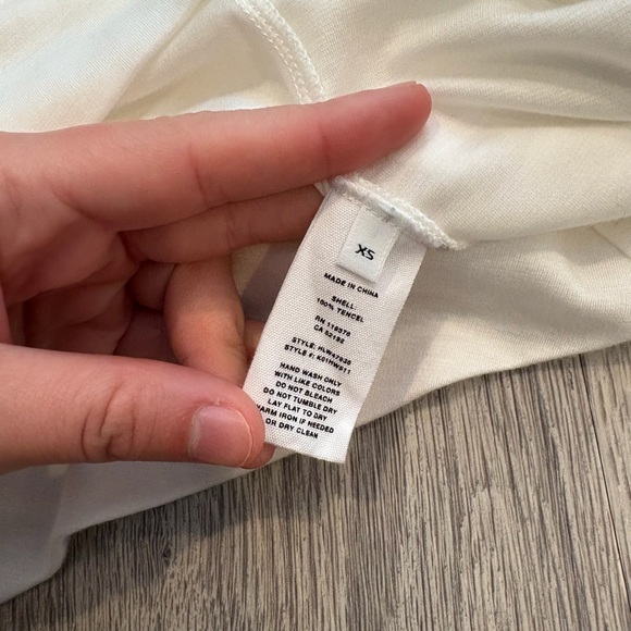 Helmut Lang Twist Back White Long Sleeve Tee - Picture 5 of 7